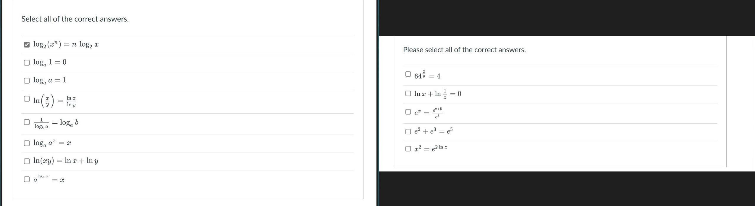 Solved Select all of the correct answers. | Chegg.com