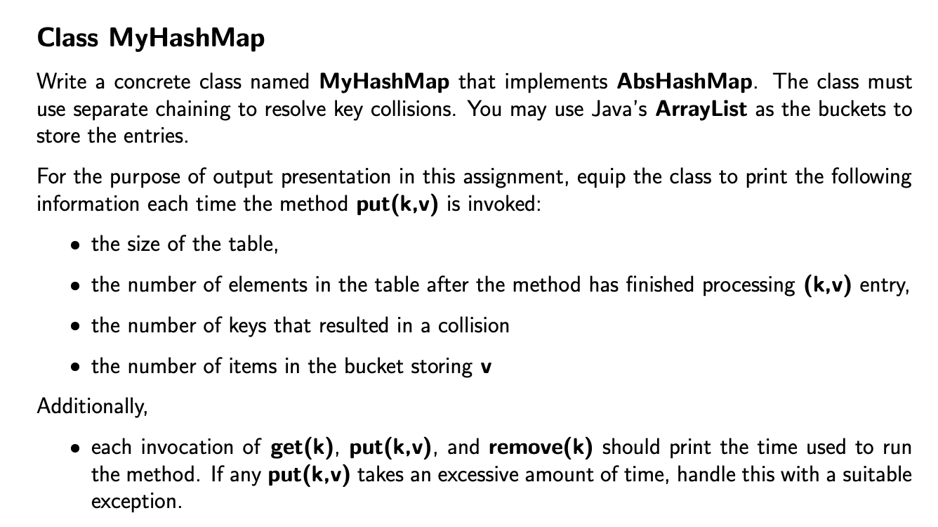 Solved in java, thanks additionally, here is the code | Chegg.com