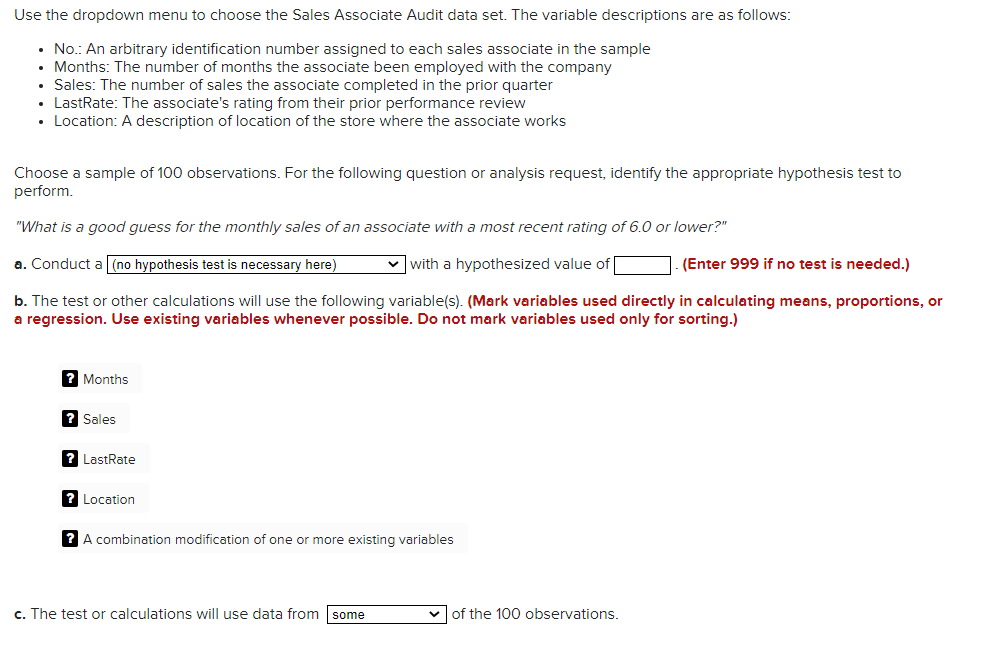 Instructions Use the interactive tool as directed to