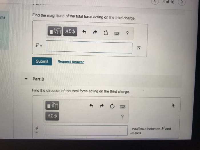 Solved Find the magnitude of the total force acting on the | Chegg.com