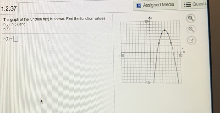 Solved Assigned Media Questi 1.2.37 The graph of the | Chegg.com