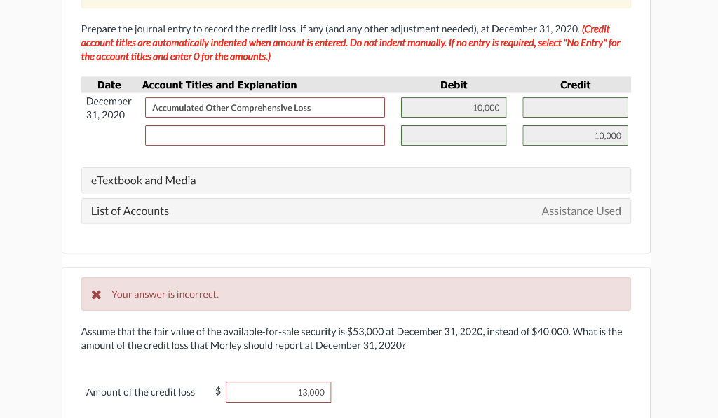 Solved Morley Company in its first year of operations