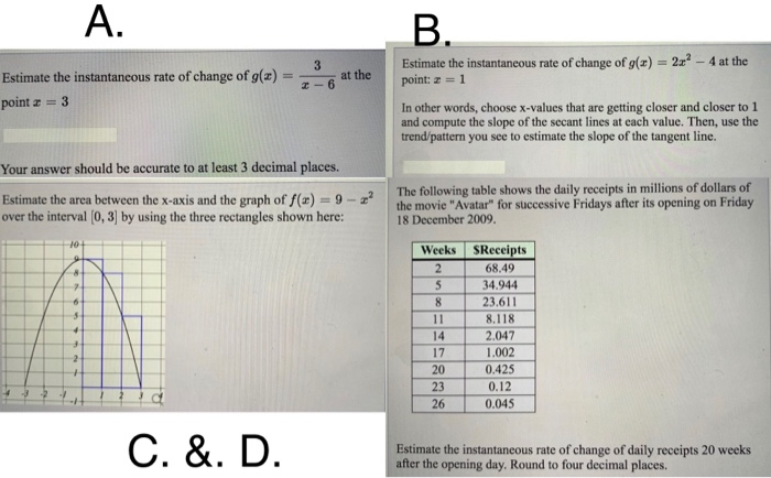 solved-estimate-the-instantaneous-rate-of-change-of-g-x-2x2-chegg