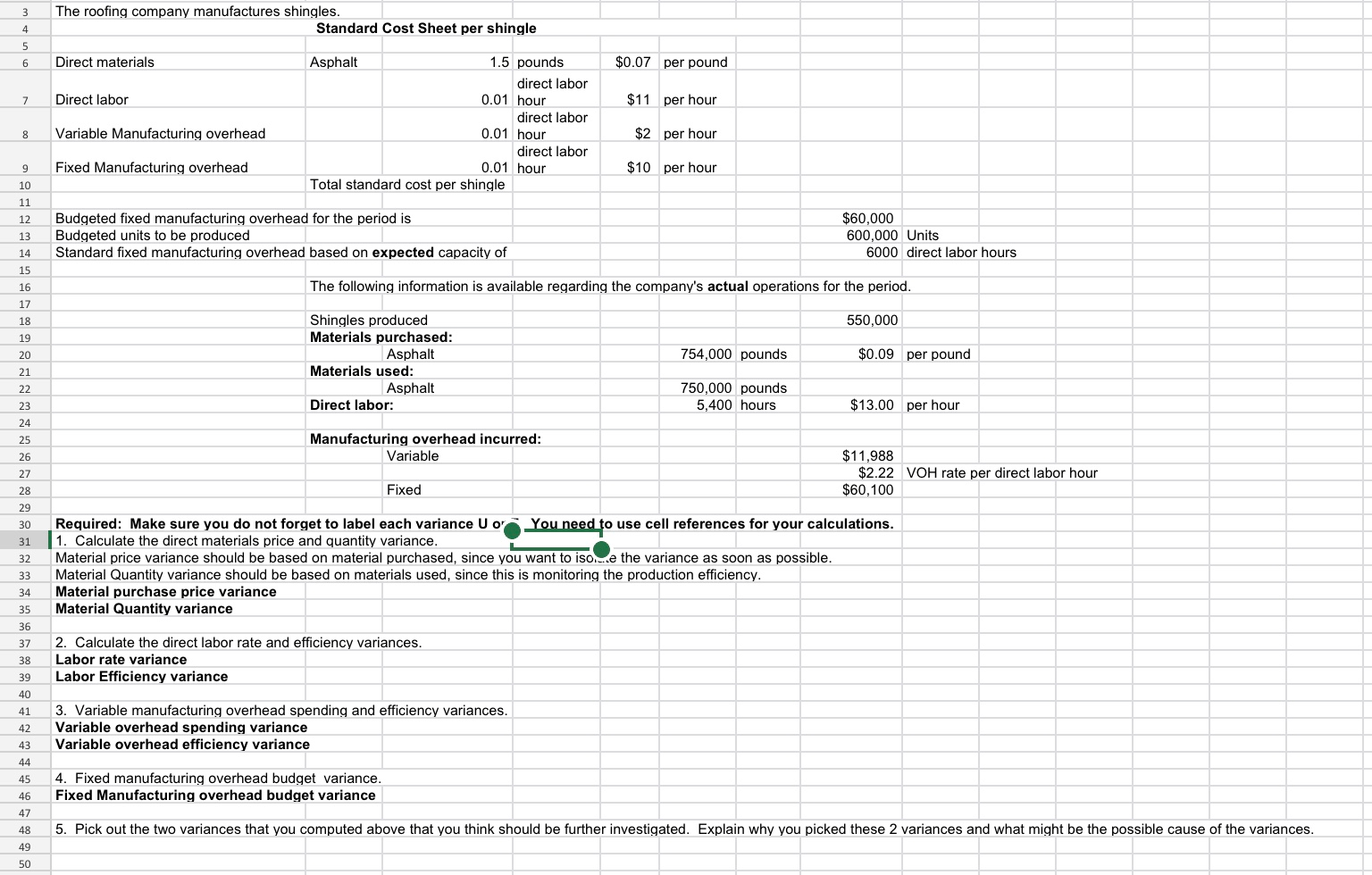 Solved 3 The Roofing Company Manufactures Shingles Standard Chegg Com   Phpld5365 