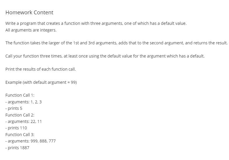 Solved Homework Content Write a program that creates a | Chegg.com