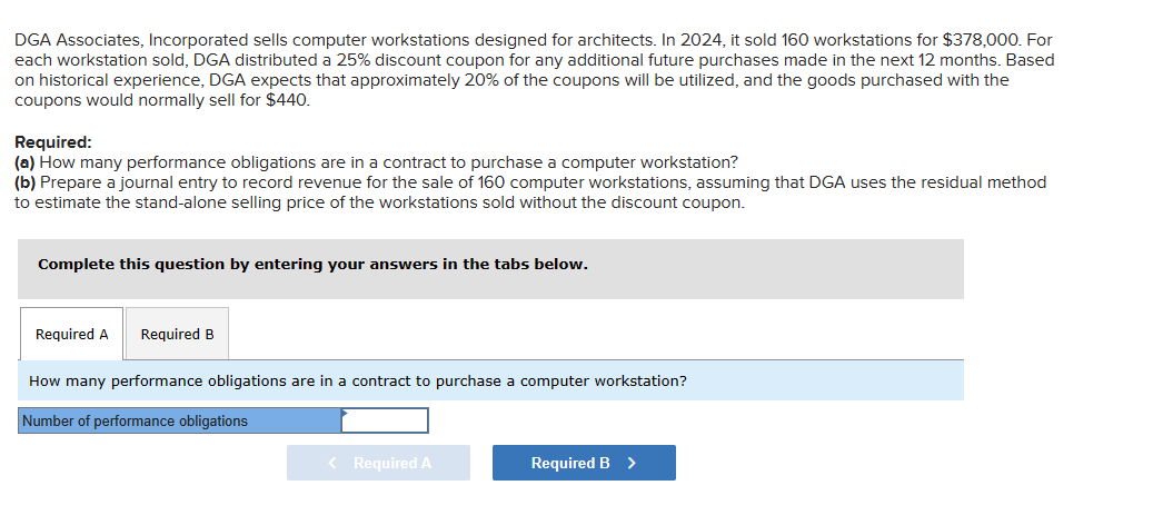 Solved DGA Associates, Incorporated Sells Computer | Chegg.com