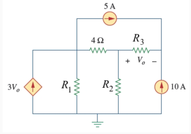 Solved In the circuit given below, R1 = 7 Ω, R2 = 6 Ω, and | Chegg.com