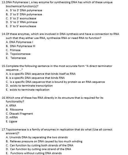 critical thinking questions about dna