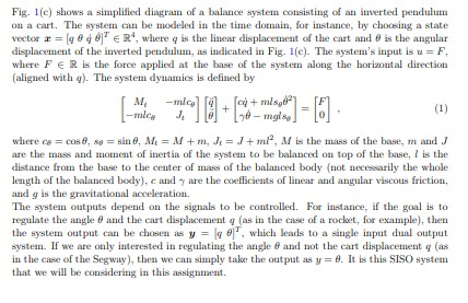 Fig. 1(c) shows a simplified diagram of a balance | Chegg.com