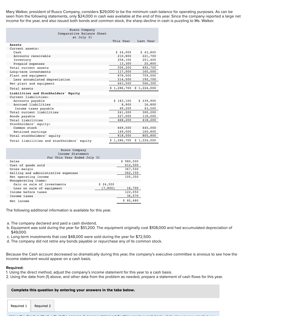 Solved Wiley Company's income statement for Year 2 follows: | Chegg.com