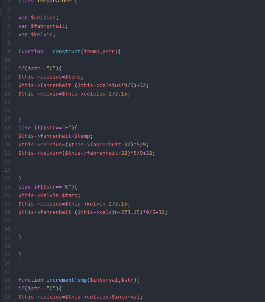 Solved I have included my code for the conversions but I | Chegg.com