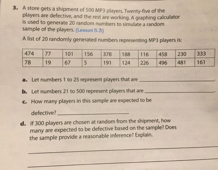 solved-a-store-gets-a-shipment-of-500-mp3-players-chegg