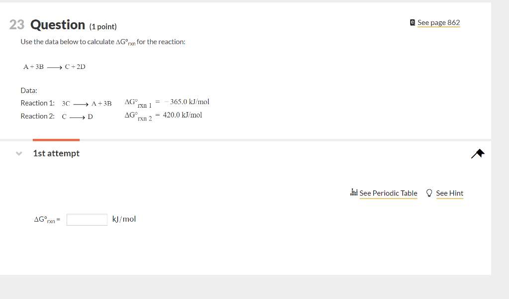 Solved 22 Question (1 point) e See page 847 What is the | Chegg.com
