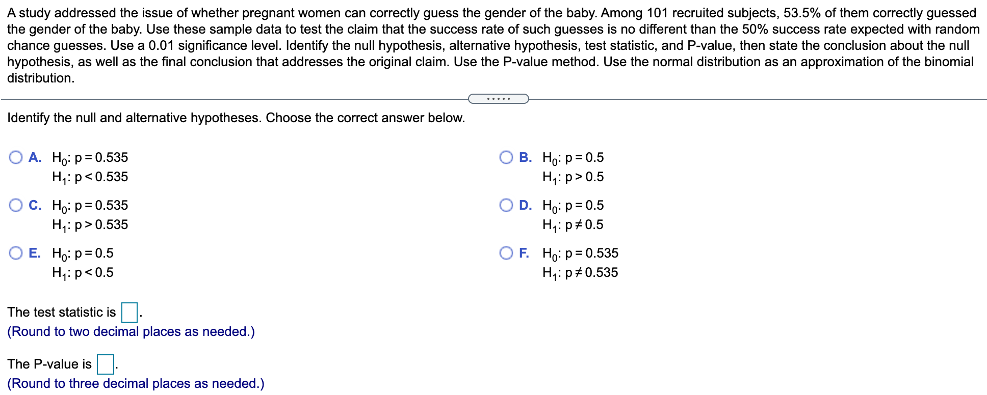 Solved A study addressed the issue of whether pregnant women | Chegg.com