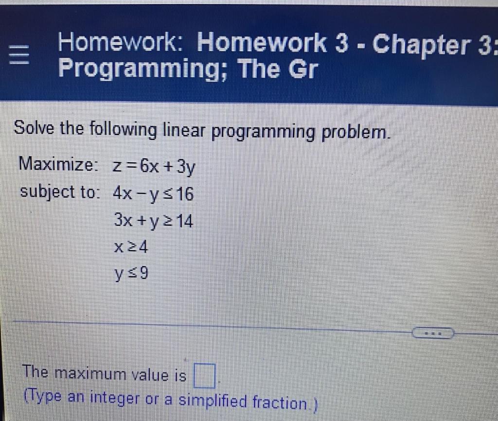 3.4 linear programming homework answers