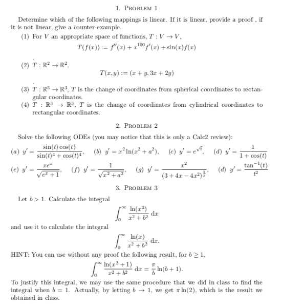 Solved 4. PROBLEM 4 Find the equation of the curve y(x) such | Chegg.com