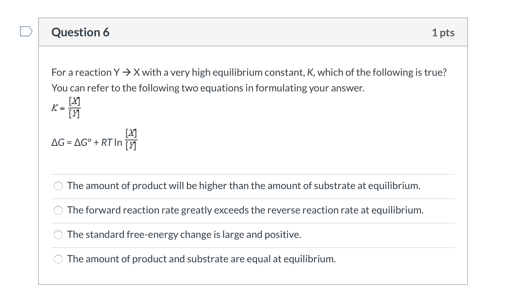 Solved Question 1 1 pts Which one of the following is not | Chegg.com