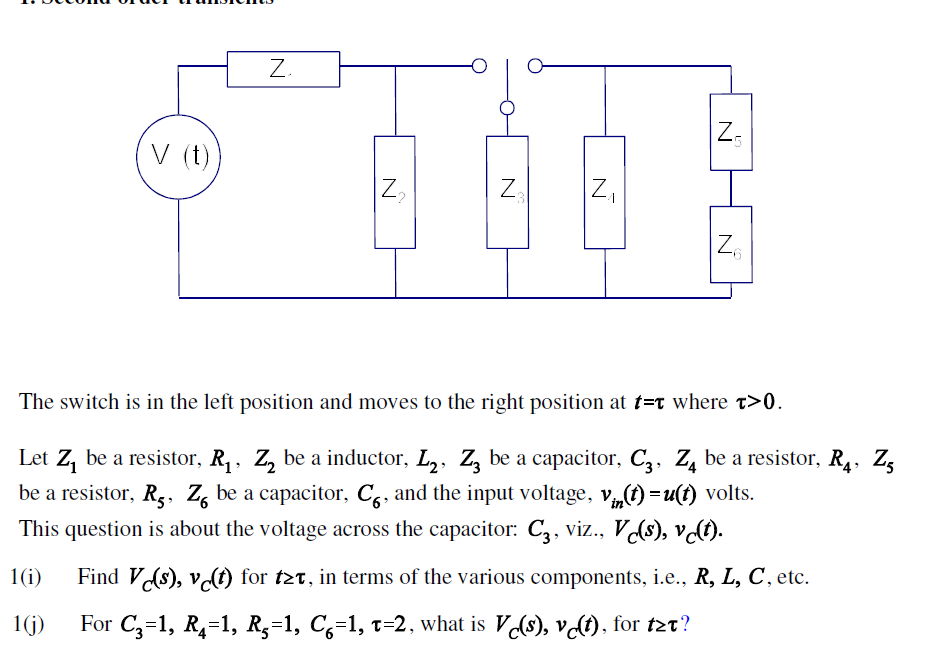 Z Z V T Z Z 31 Zi Z The Switch Is In The Left Chegg Com