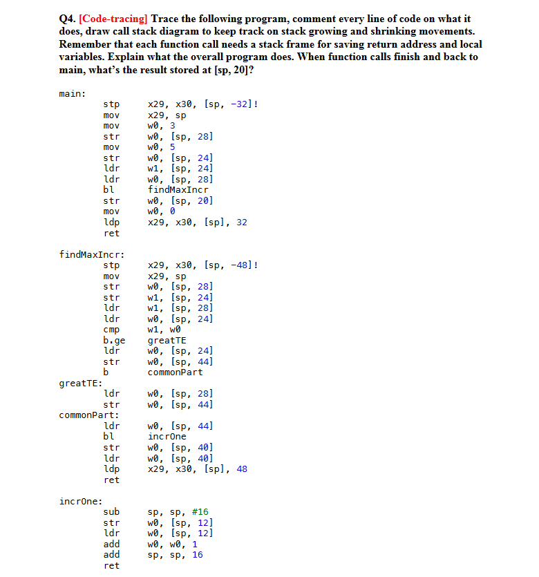 In this assignment you are asked to tranlate C code | Chegg.com