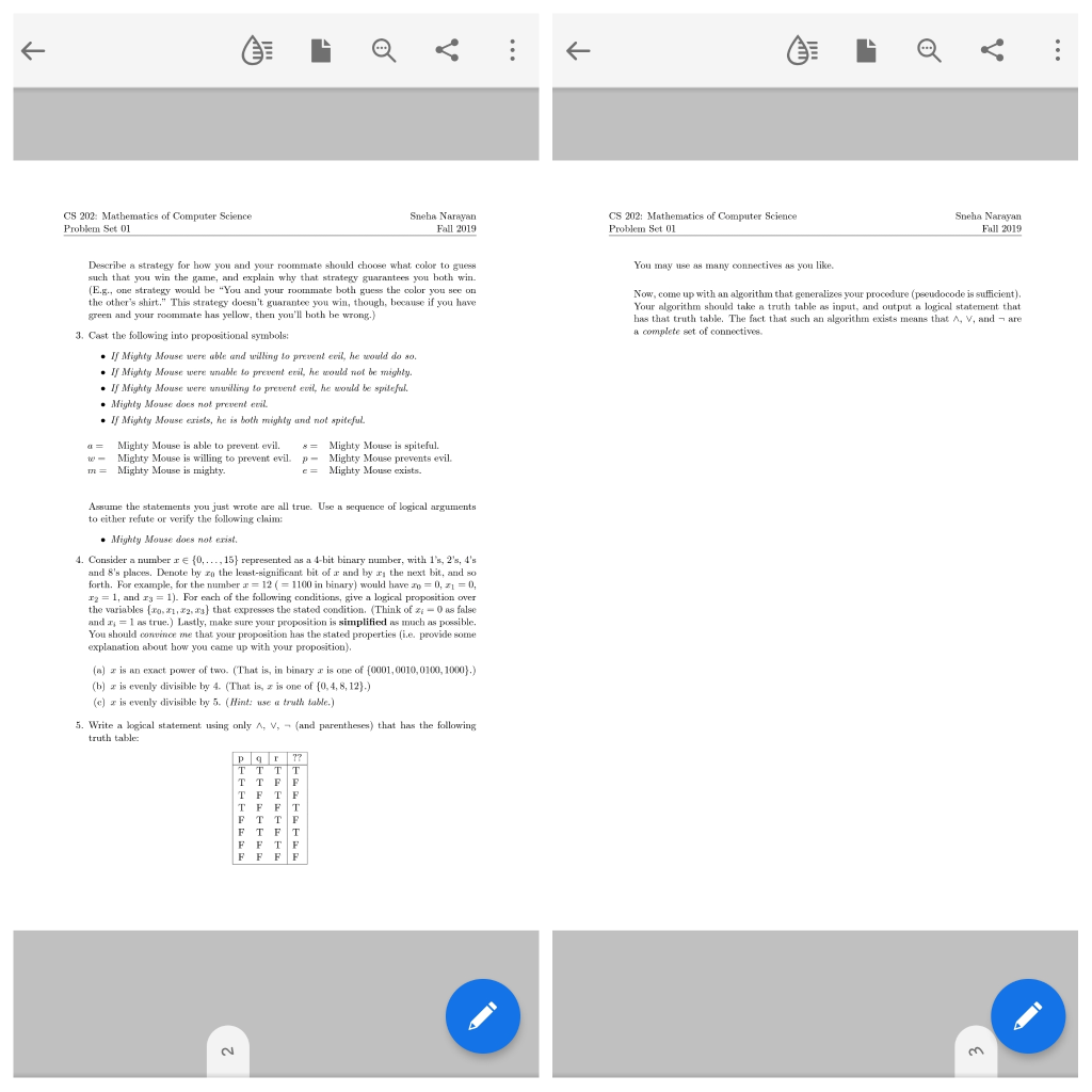 Solved O Q C Cs 2 Mathematics Of Computer Science Pr Chegg Com