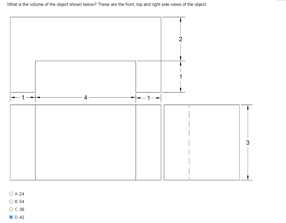 Solved What is the volume of the obiect shown below? These | Chegg.com