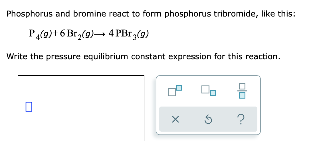 Solved Phosphorus and bromine react to form phosphorus