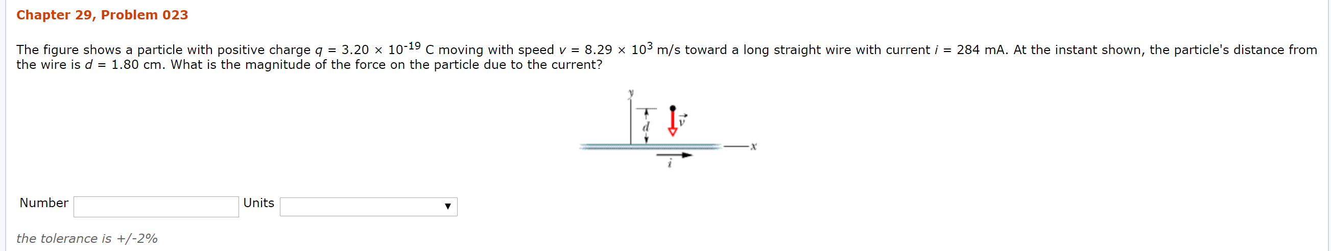 Solved Chapter 29, Problem 023 The figure shows a particle | Chegg.com