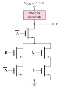 Solved A) Find The Logic Function Realized By The CMOS Logic | Chegg.com