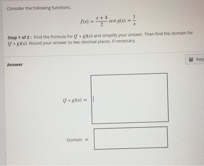Solved Consider the following functions. x +4 f (x) = and | Chegg.com
