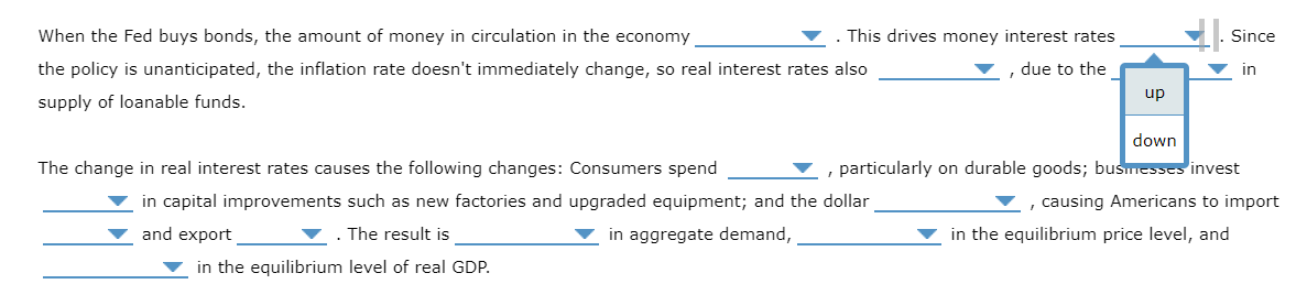 Solved Suppose The Federal Reserve Implements An | Chegg.com