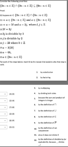 Solved {2n N∈z}∩{3n N∈z}⊆{6n N∈z} Proot 0 Suppose