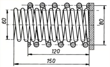 Solved The two helical compression springs shown | Chegg.com