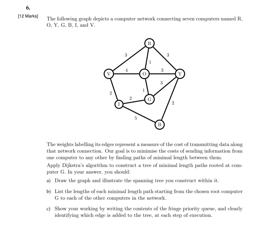 Solved PART B (Graph Theory, Euclid's Algorithm and Number | Chegg.com