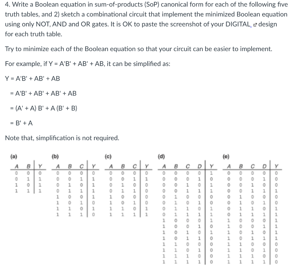 Solved q 1 write a boolean equation in chegg