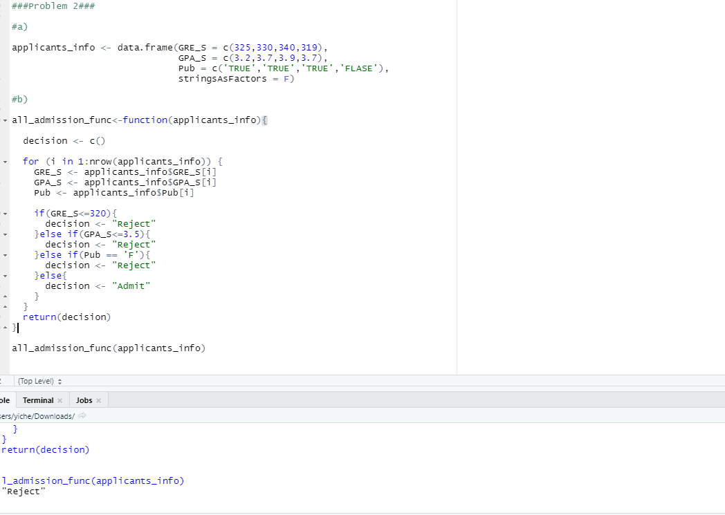 Solved I trying to use the loop with the if-else statement | Chegg.com