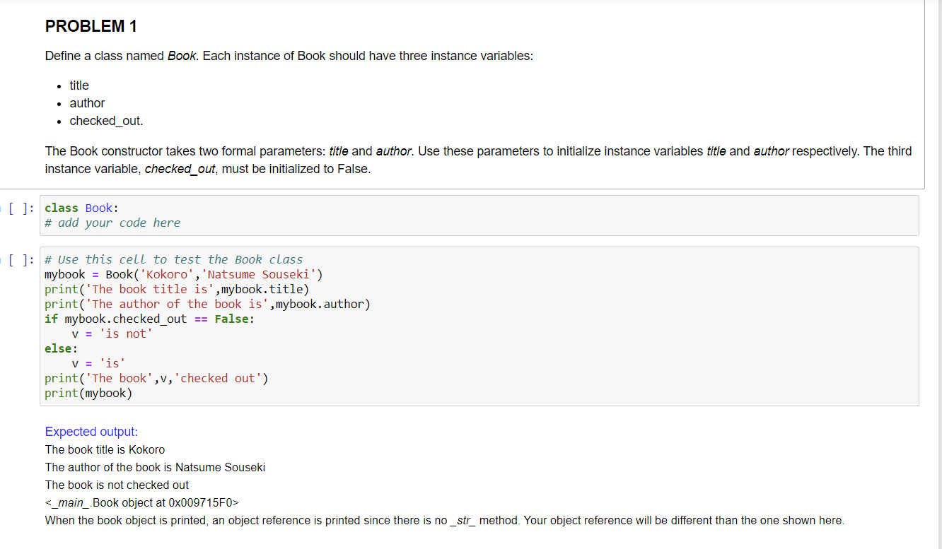 solved-problem-1-define-a-class-named-book-each-instance-of-chegg