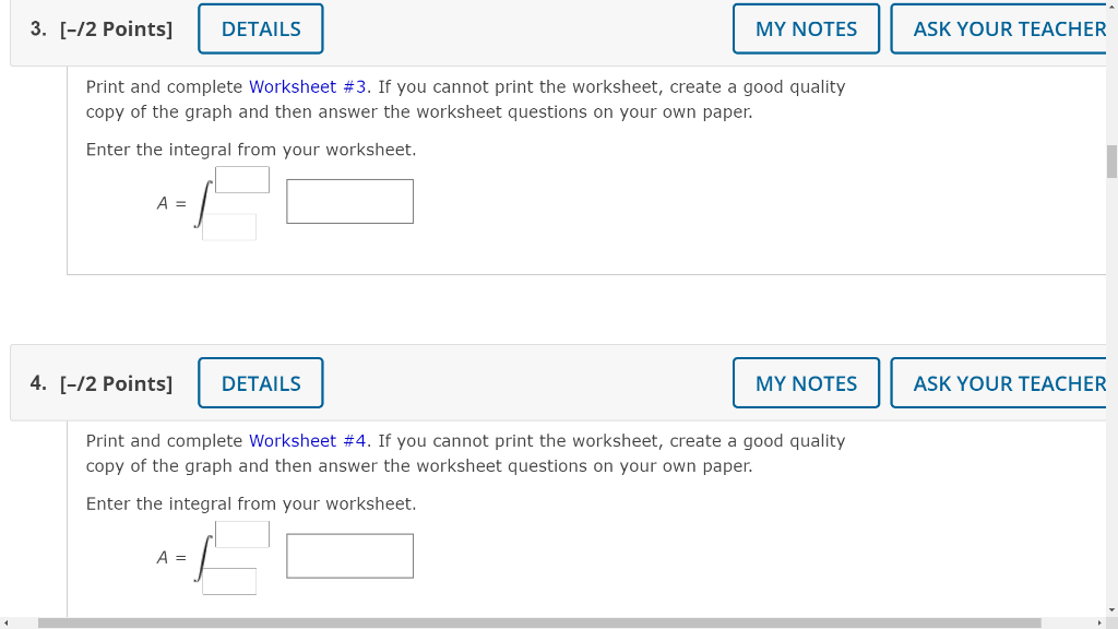 Solved 3. [-12 Points] DETAILS MY NOTES ASK YOUR TEACHER | Chegg.com