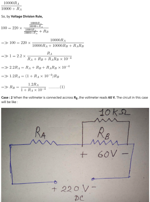 Solved Two Resistors A And B Are Connected In Series Across | Chegg.com