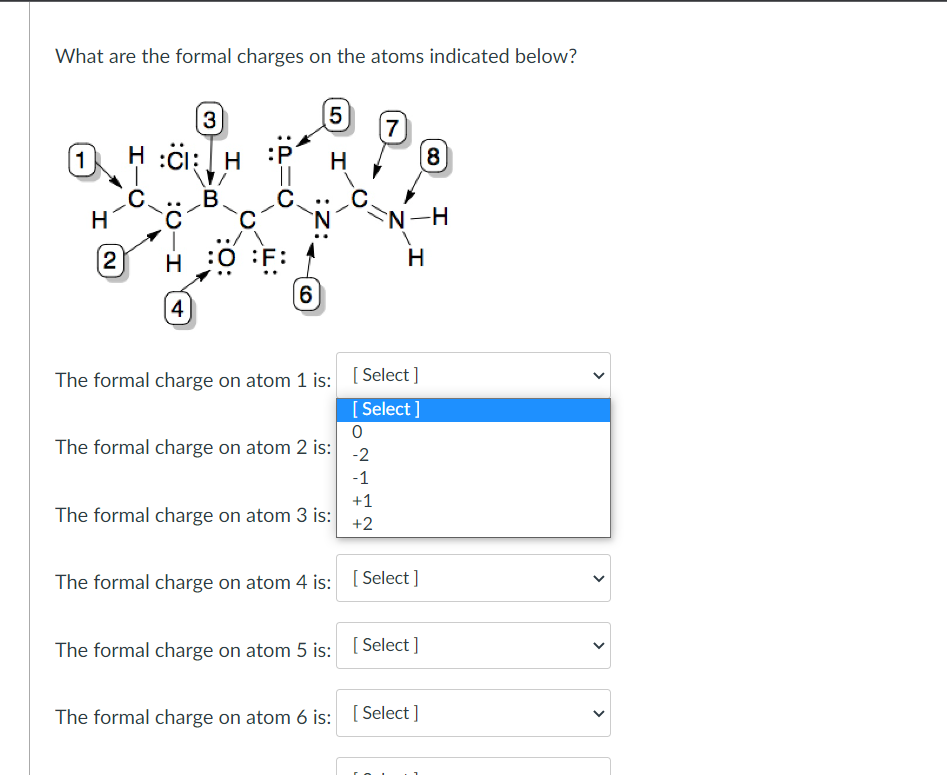 how to determine the formal charge of an atom