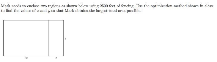 Solved Mark needs to enclose two regions as shown below | Chegg.com