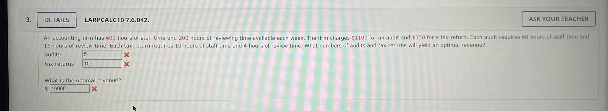 Solved Please answer correctly this is my last attempt thank | Chegg.com
