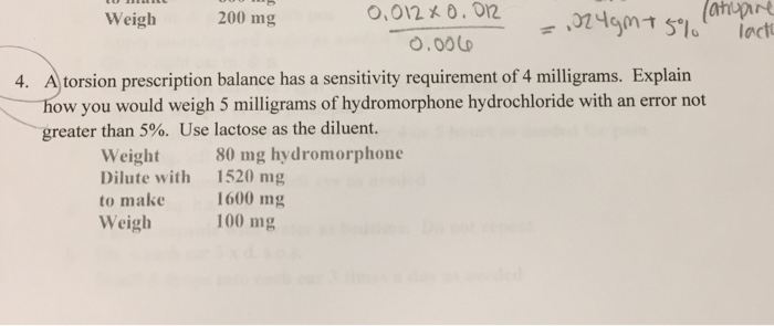 Solved 0,012 x0.01 Weigh 200 mg O.00L 4. A torsion | Chegg.com