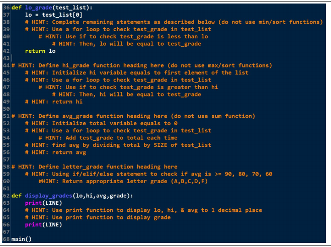 Solved PYTHON PROGRAM a. Write a modular program, that | Chegg.com
