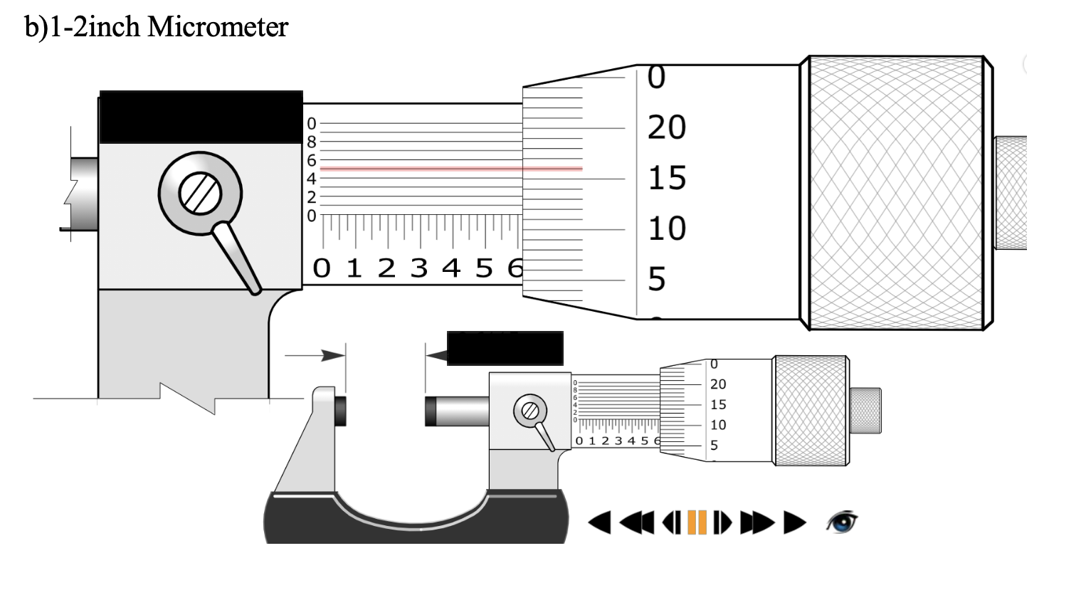 b)12inch Micrometer. What is the reading?