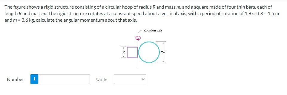 Solved The figure shows a rigid structure consisting of a | Chegg.com