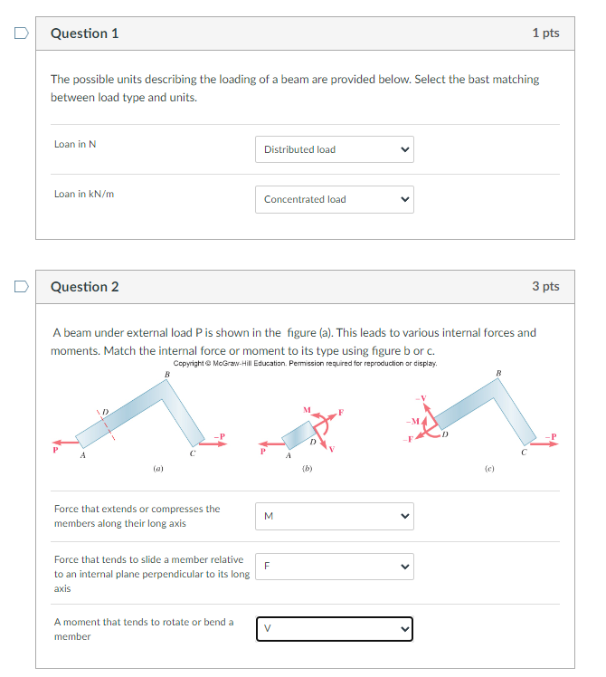 Solved Help with both Questions:Options for Question 1: | Chegg.com