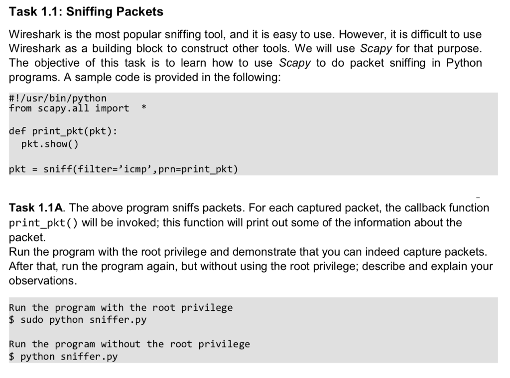 packet sniffing tools