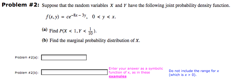 Solved Problem #2: Suppose that the random variables X and Y | Chegg.com