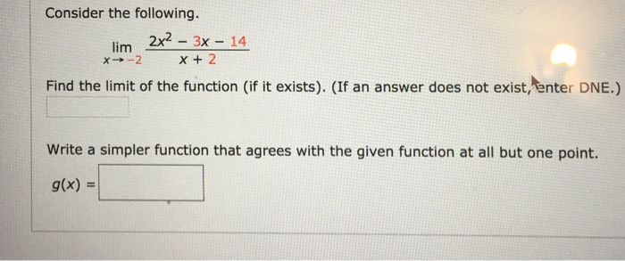 Solved Consider the following function and its graph. -2 | Chegg.com