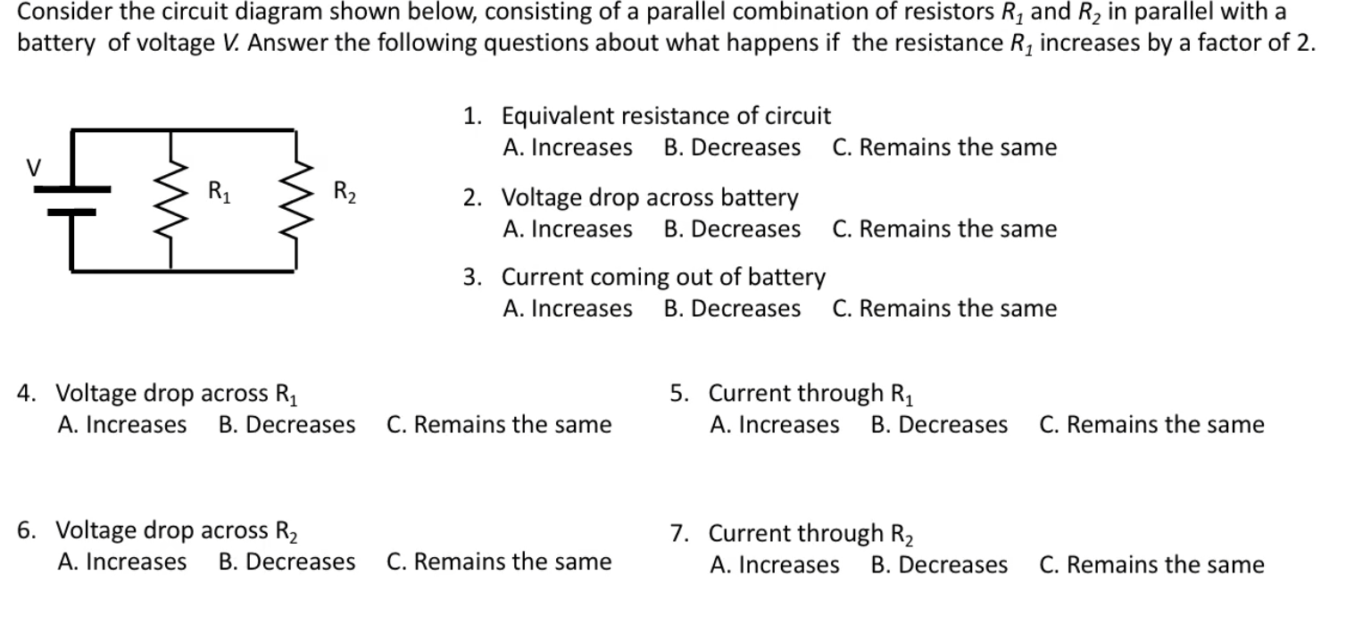 Solved Consider The Circuit Diagram Shown Below, Consisting | Chegg.com